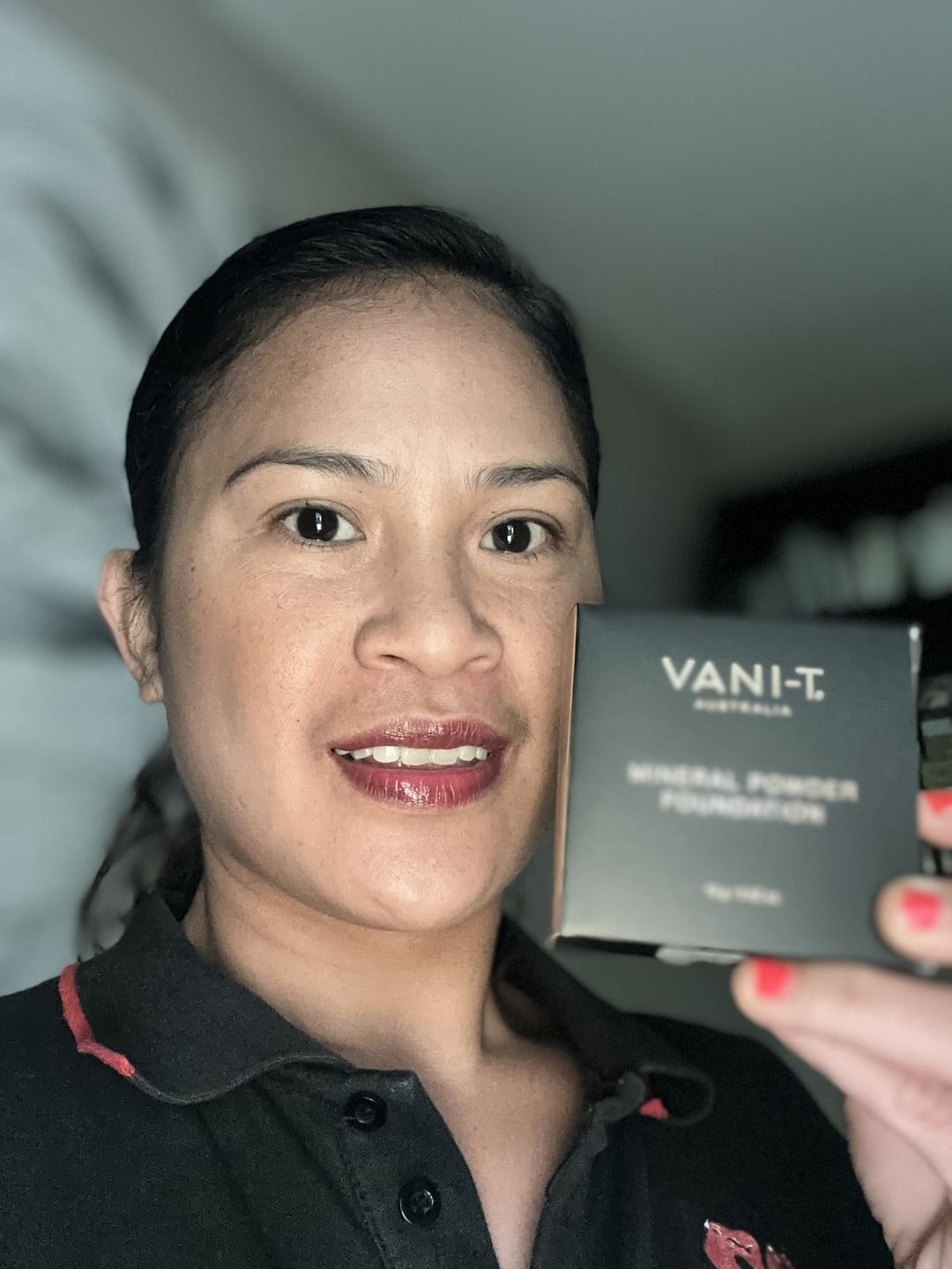 Customer photo review of Mineral Powder Foundation