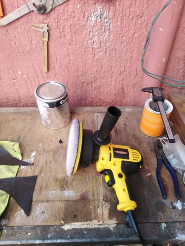 Customer photo review of Pulidora Electrica Orbital para Auto 4500 Rpm 5 Pulgadas