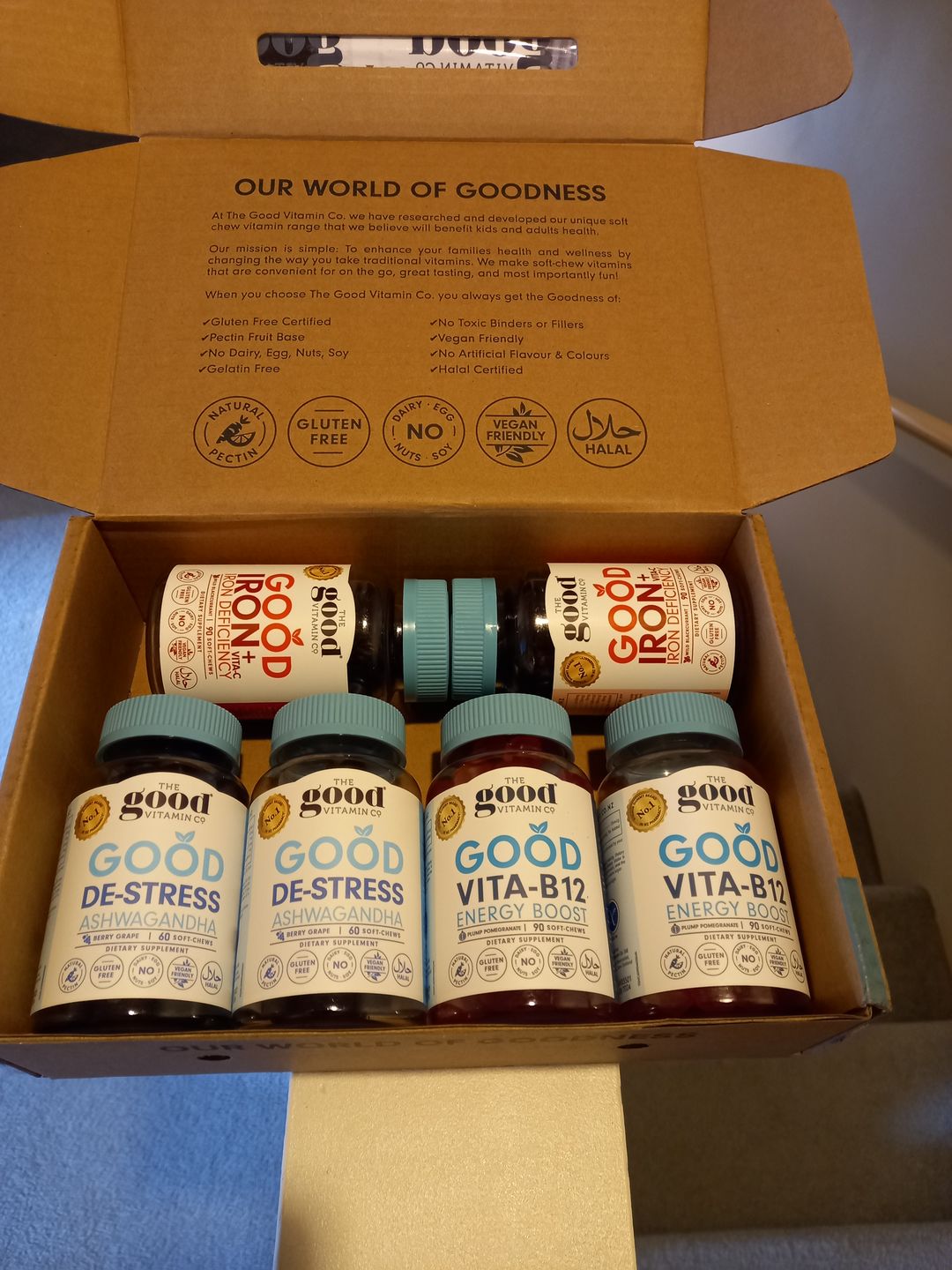 Customer photo review of Good Destress Ashwagandha Supplements
