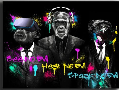 Customer photo review of Three Wise Monkeys