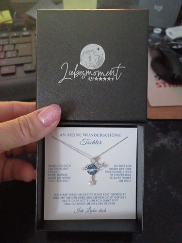 Customer photo review of An meine wunderschöne Tochter - Sternen Halskette