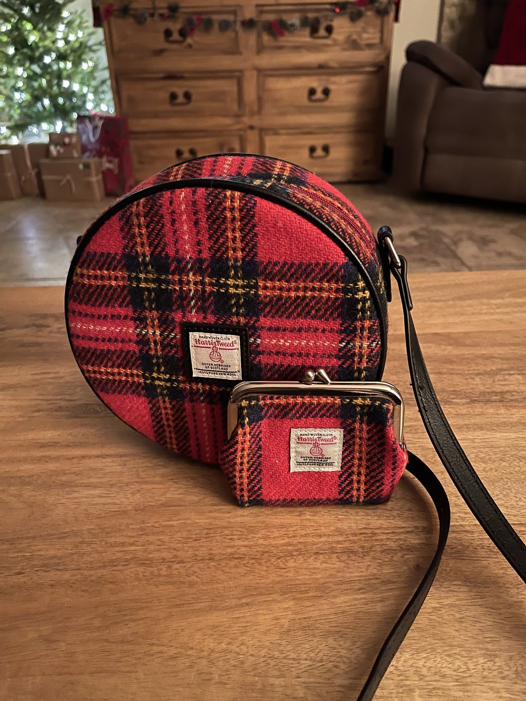 Customer photo review of Women's Harris Tweed Coin Purse