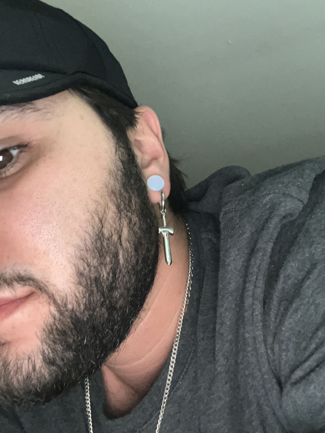 Customer photo review of SWORD EARRING