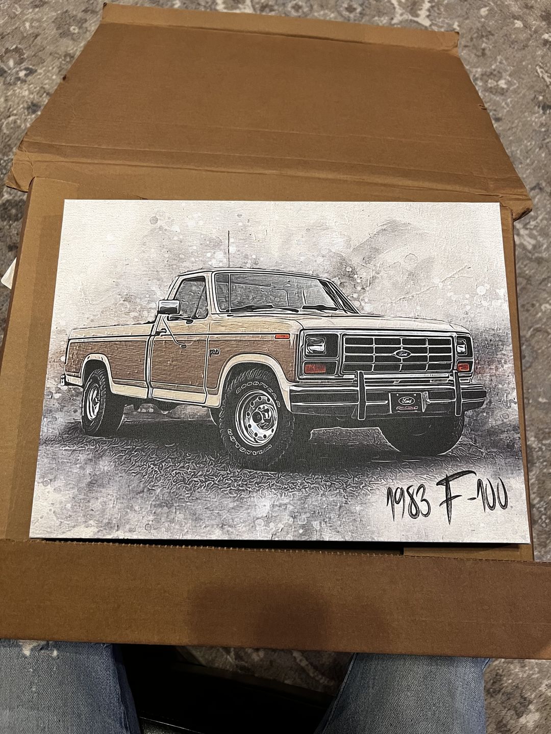 Customer photo review of Personalized Car photo Painting
