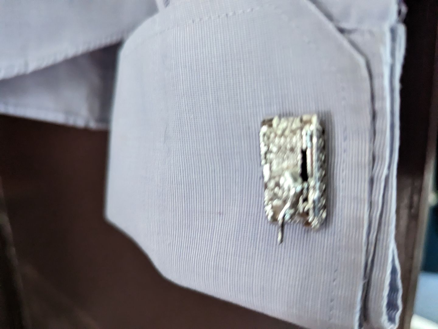 Customer photo review of Tank Theme Cufflinks