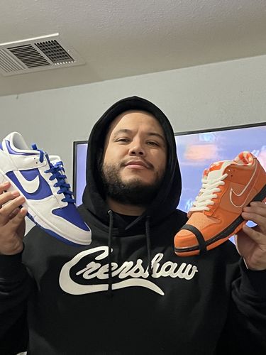 Customer photo review of $750 Brand New Sneaker Holiday Mystery Box