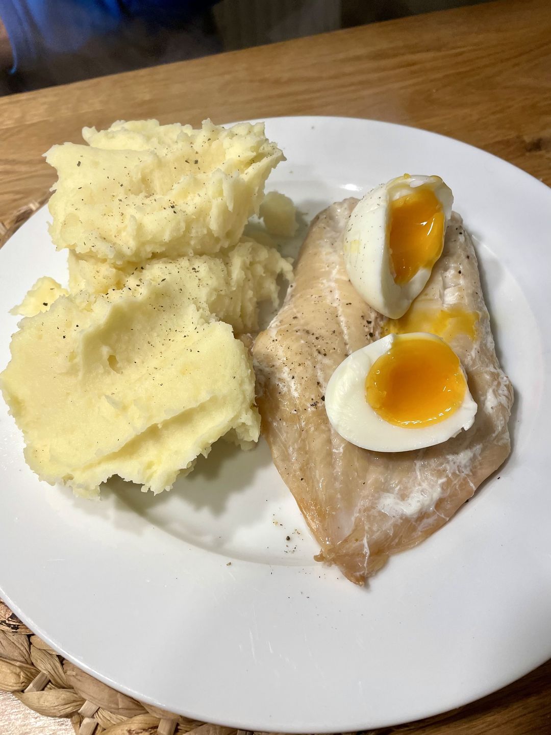 Customer photo review of Smoked Haddock Angel