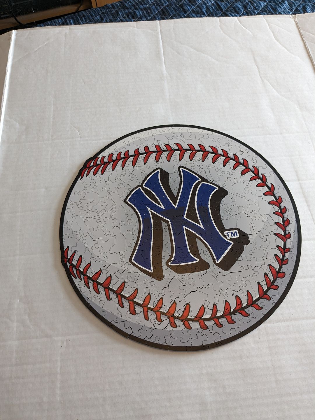 Customer photo review of New York Yankees® - Official Wooden Puzzle