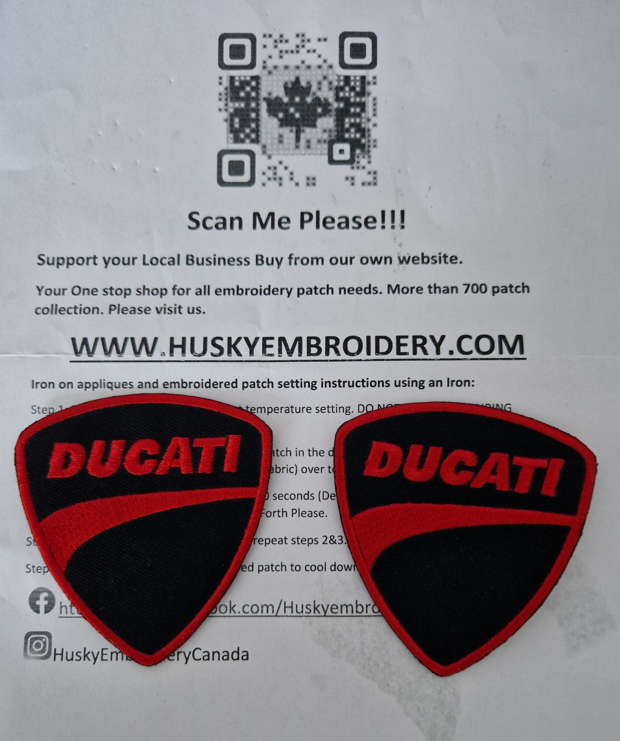 Customer photo review of Biker patch red corse patch, cars patch, Iron on patch, Embroidered patch for jackets, Easy Patch, Sew on patch 7.5x8cm