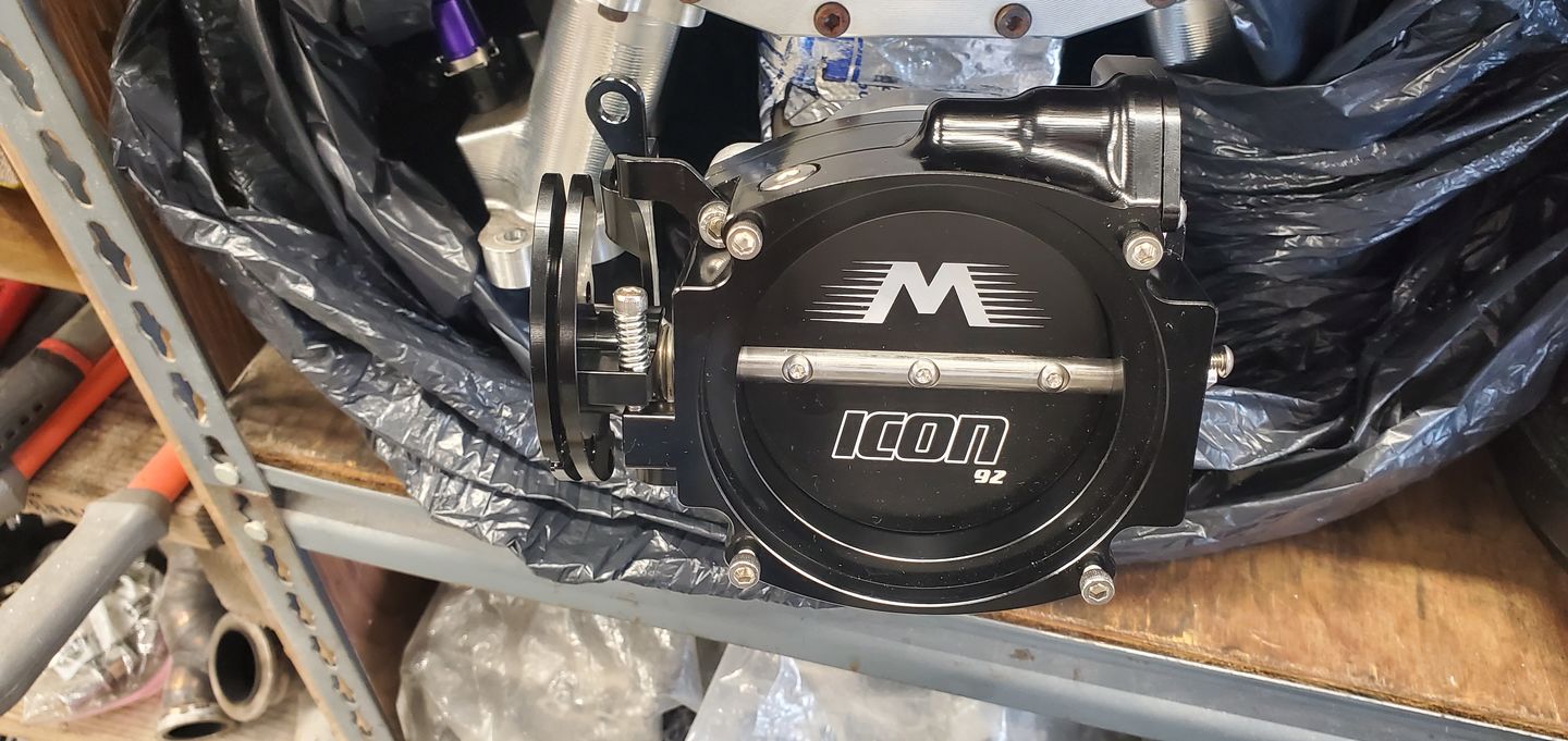 Customer photo review of Motion Raceworks ICON 92mm /95mm Interchangeable Throttle Body 10-130BLK