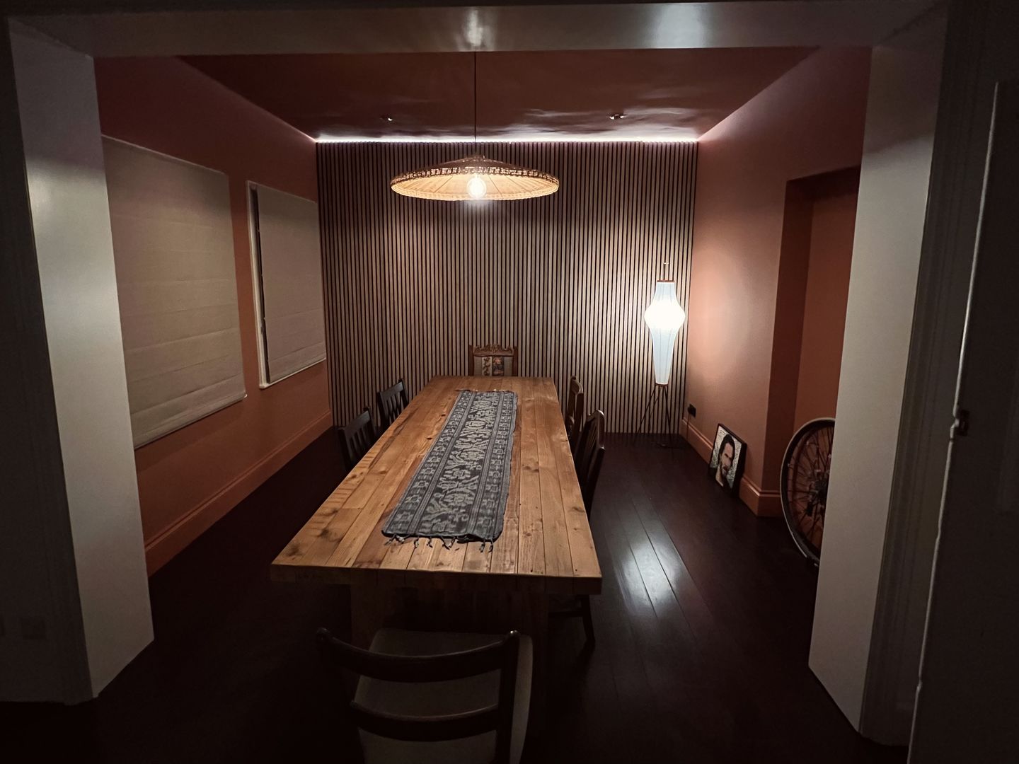 Customer photo review of SlatWall Acoustic Natural Oak and Black