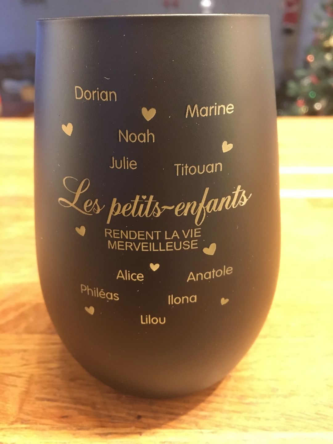 Customer photo review of Les petits-enfants - Grands-parents-Photophore