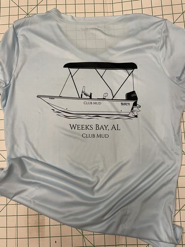 Customer photo review of Custom Digital Boat Artwork
