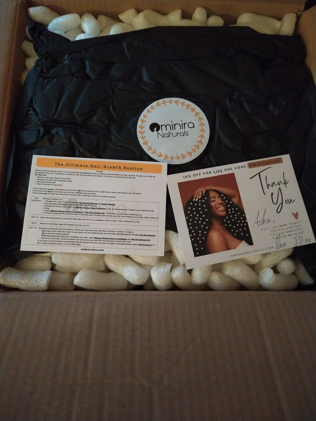 Customer photo review of Hair Recovery Bundle
