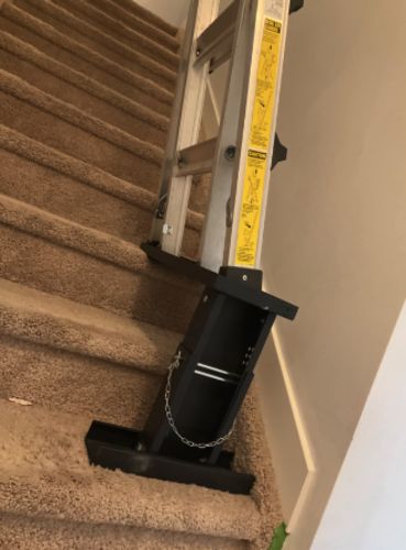 Customer photo review of EZ™️ Ladder Leveler
