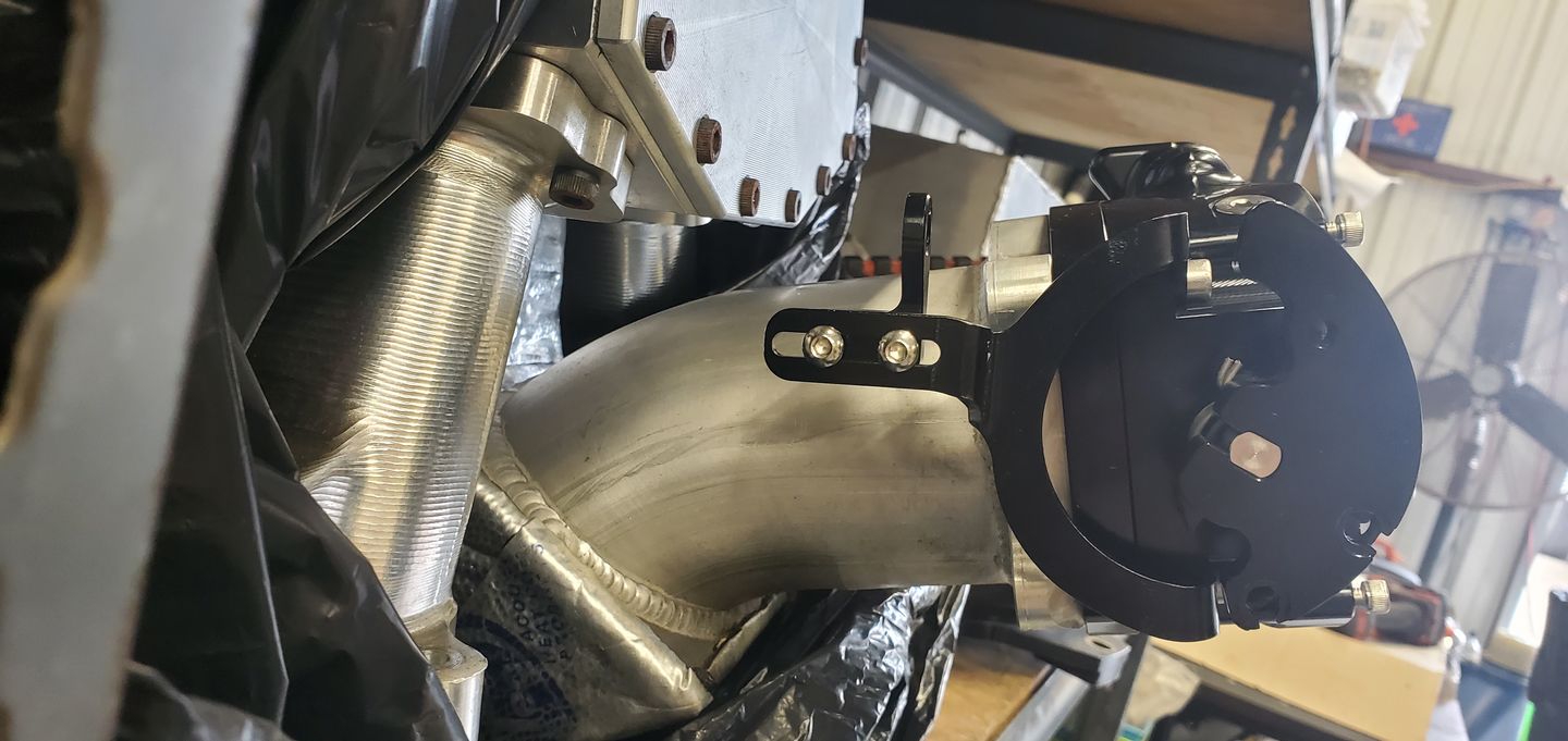 Customer photo review of Motion Throttle Cable Bracket for ICON 92/102mm for Motion Raceworks / Lokar Cable 18-11009-1