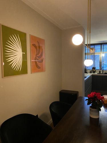 Customer photo review of 50x70 monoprint