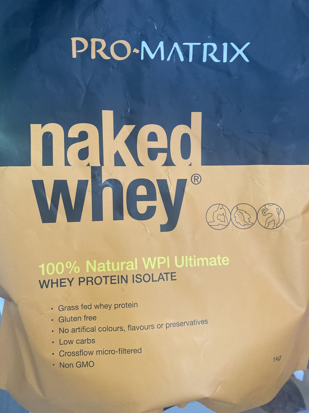 Customer photo review of 1kg UNFLAVOURED, Isolate NAKED WHEY