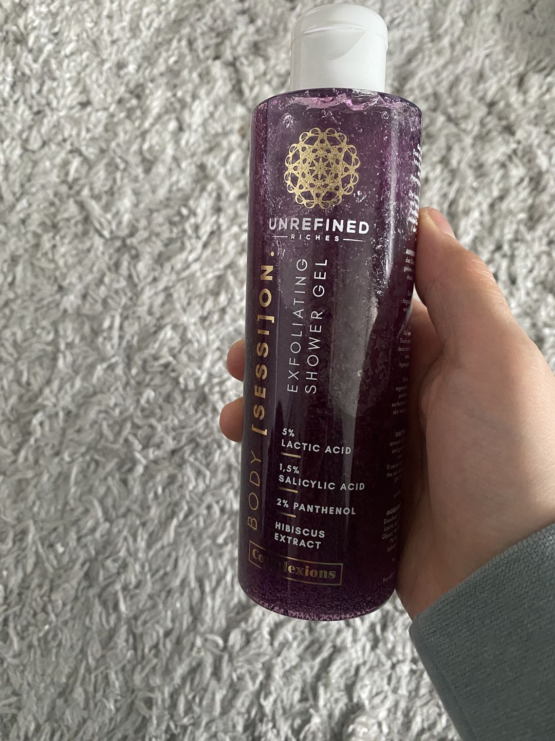 Customer photo review of BODY [SESSI]ON. - Exfoliating Shower Gel