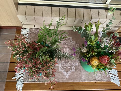 Customer photo review of Christmas Bush Wrap