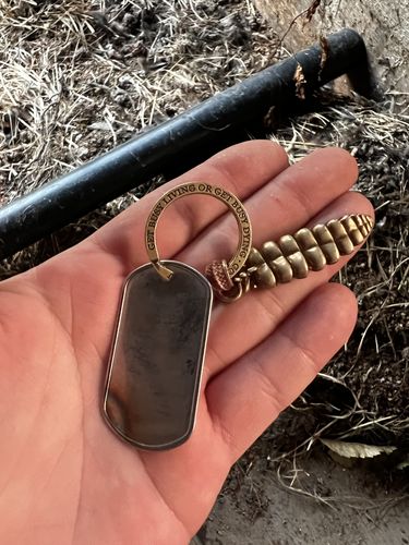 Customer photo review of Rattlesnake Tail Pendant