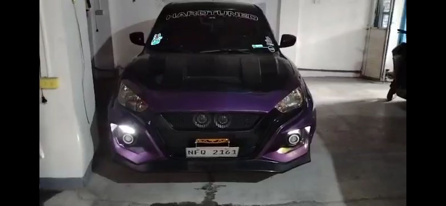 Customer photo review of Hardtuned Keyline Window Banner