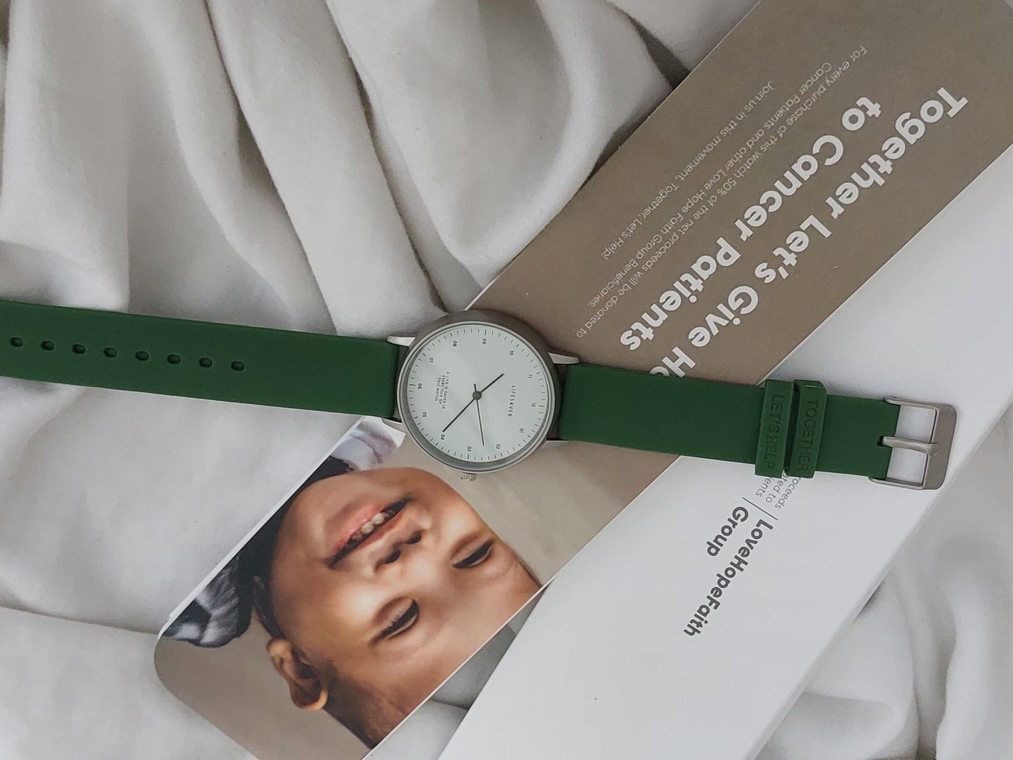Customer photo review of Life Saver Watch 4.0 – Army Green