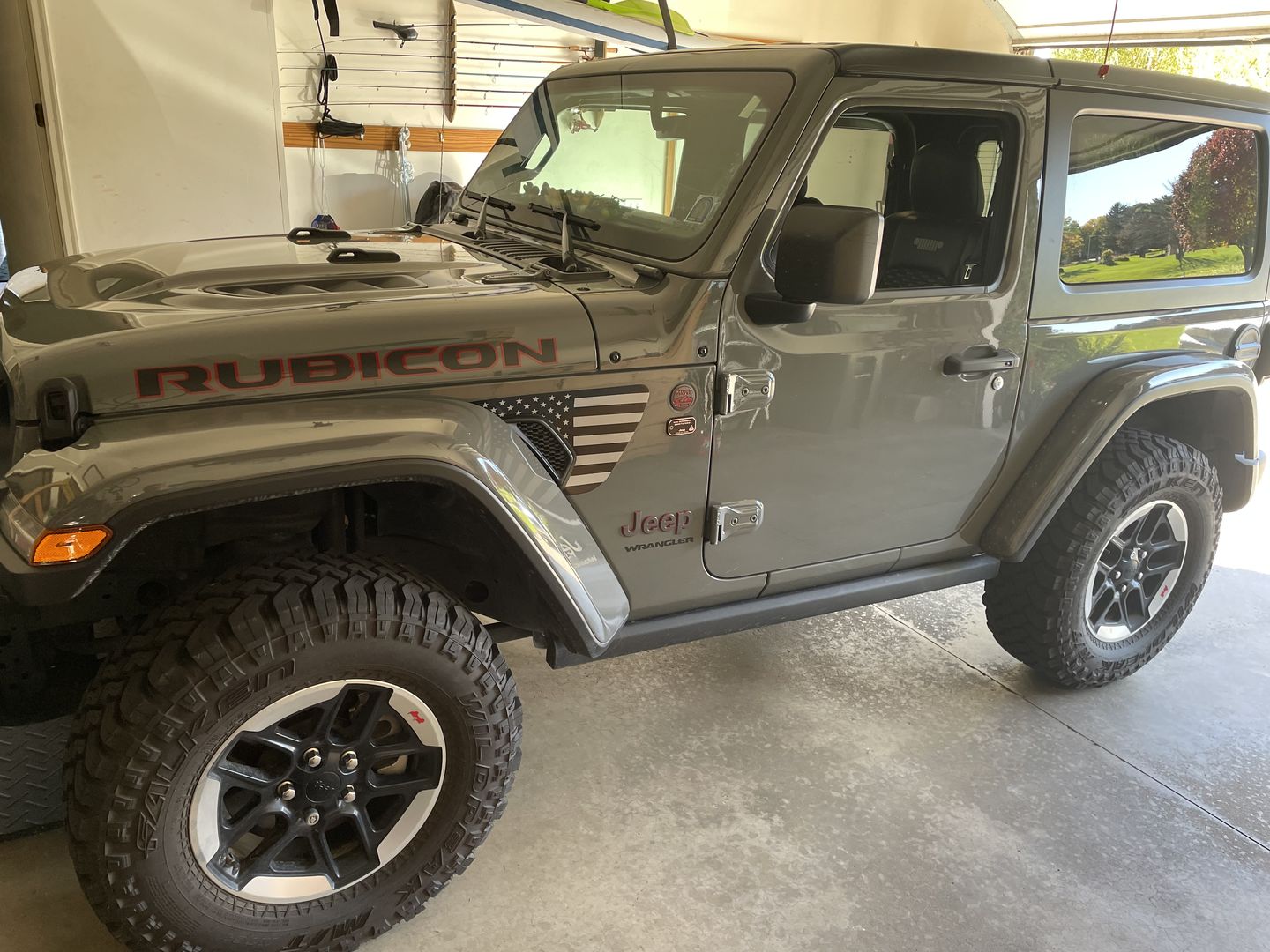 Customer photo review of FLAG - Fender Vent Premium Wrap Decal for Wrangler and Gladiator