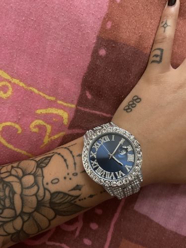 Customer photo review of COLLIER RUBIS DIAMANT FEMME OR BLANC