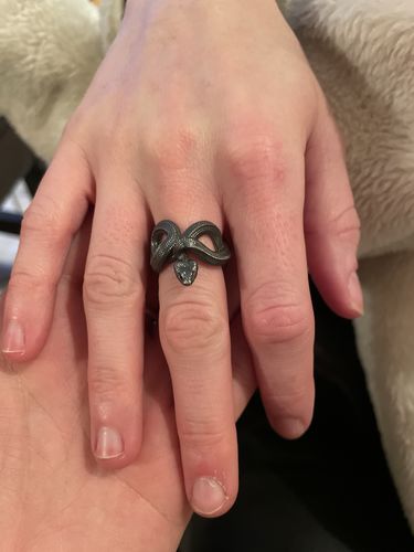 Customer photo review of Snake Ring