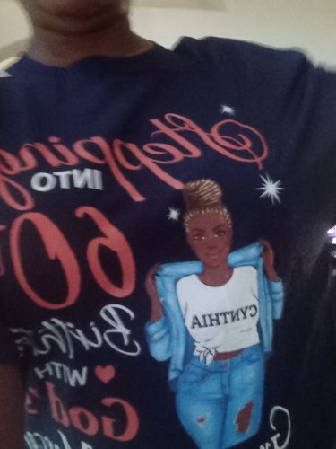 Customer photo review of 60th Birthday With God's Grace & Mercy