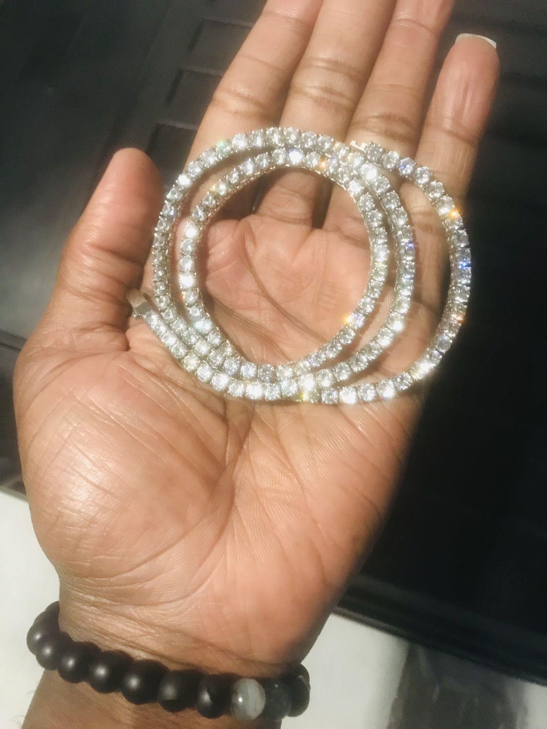 Customer photo review of ICE BREAKER. - 4MM WHITE GOLD