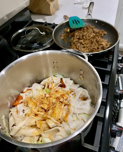 Customer photo review of [N1] Spicy Cumin Lamb Hand-Ripped Noodles Meal Kit (4 Servings)