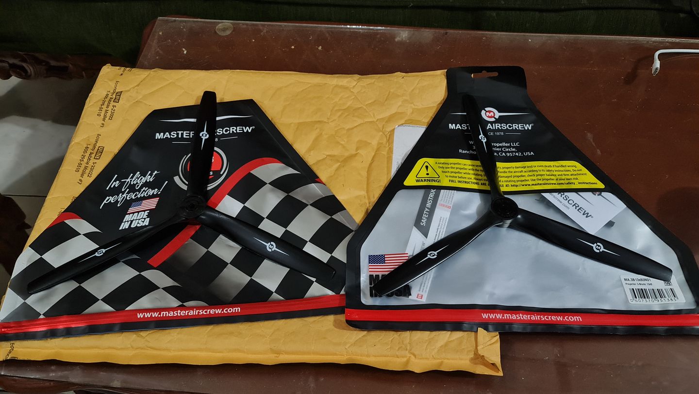 Customer photo review of 3-Blade - 13x8 Propeller