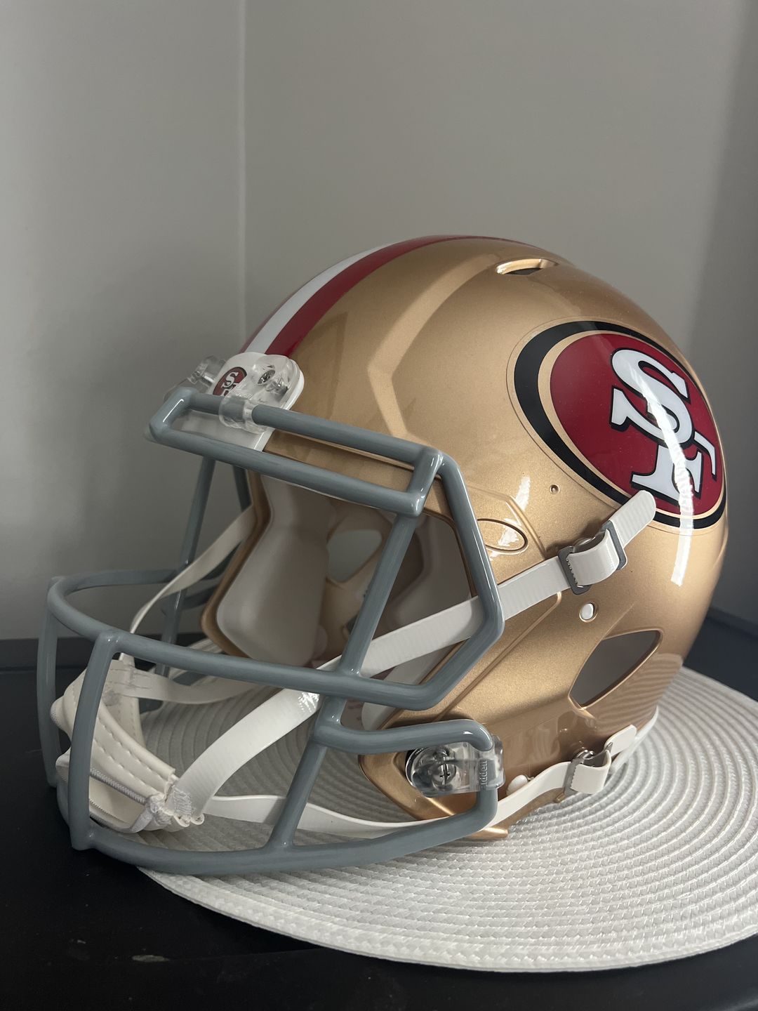 Customer photo review of San Francisco 49ers Riddell Revolution Speed Authentic Football Helmet