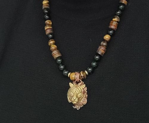 Customer photo review of Tiger Pendant