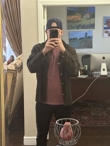Customer photo review of Big Navy Curved Brim Hat, Corduroy