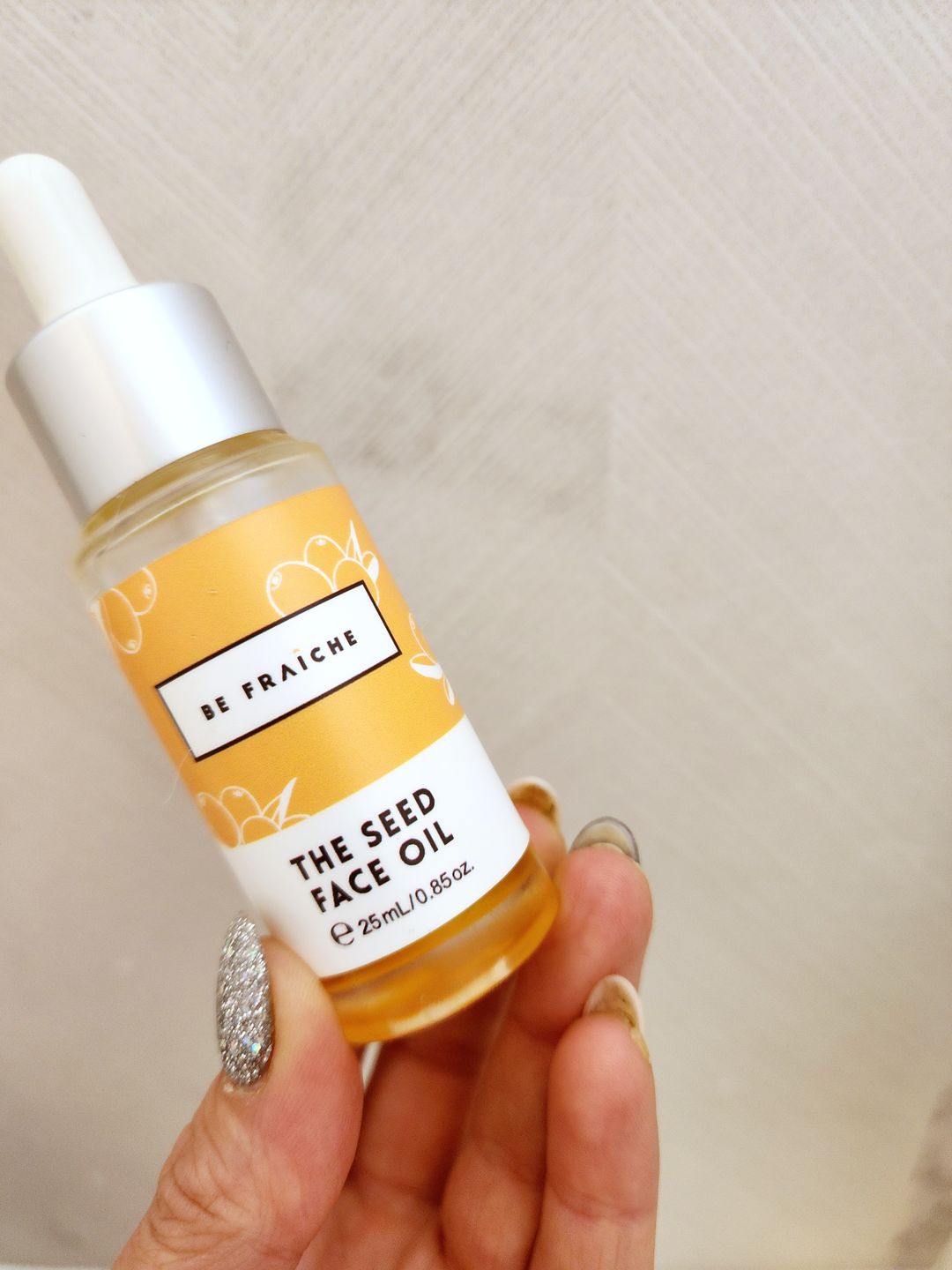 Customer photo review of The Seed Face Oil