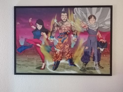 Customer photo review of Caricature dessinée à la main: Portrait Dragon Ball Z