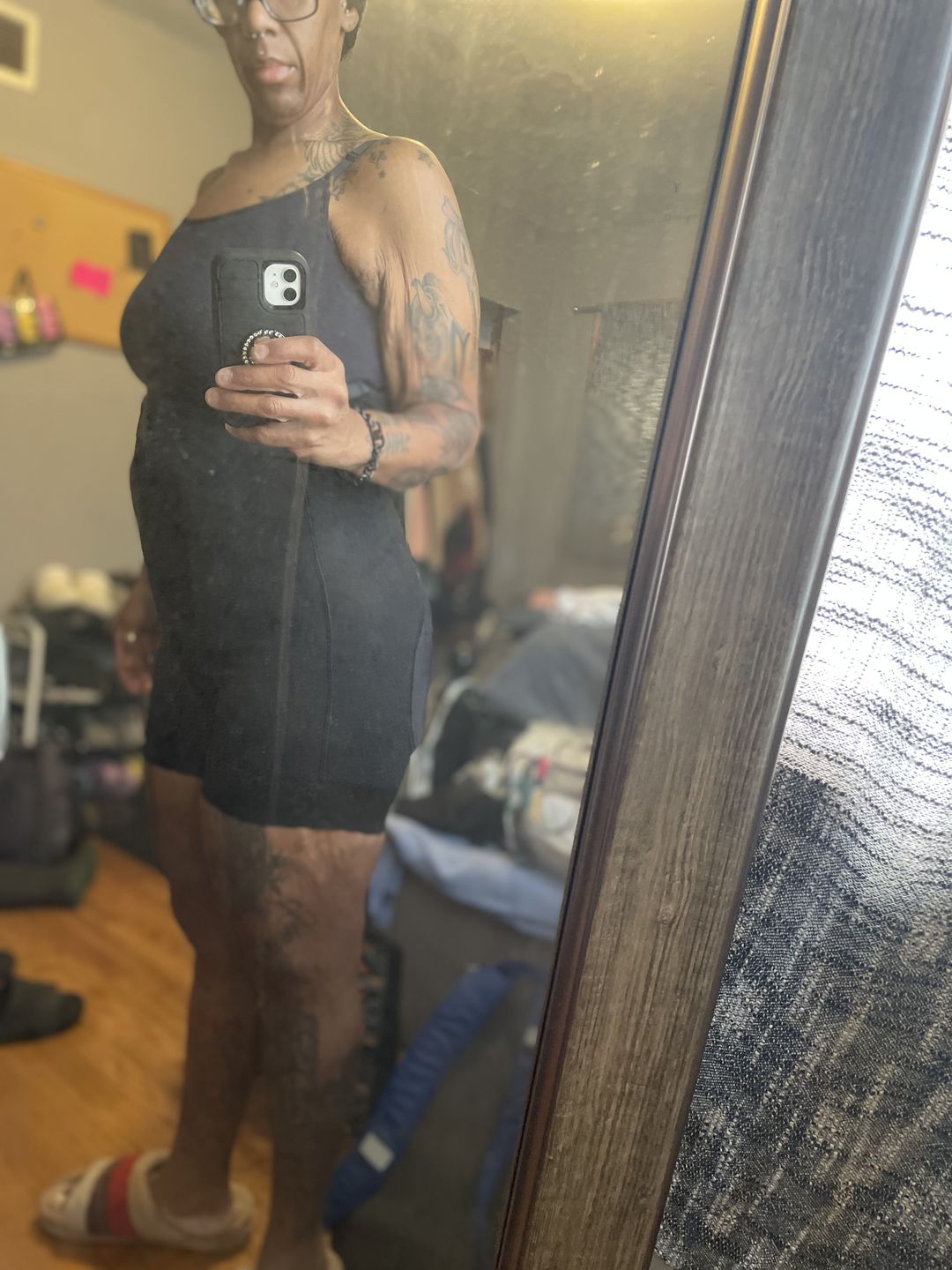 Customer photo review of Sculpting Faja with Hooks & Built-In Bra NS086