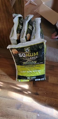 Customer photo review of Sohum Soil Organic Living Soil Just Add Water 1.5 cu ft