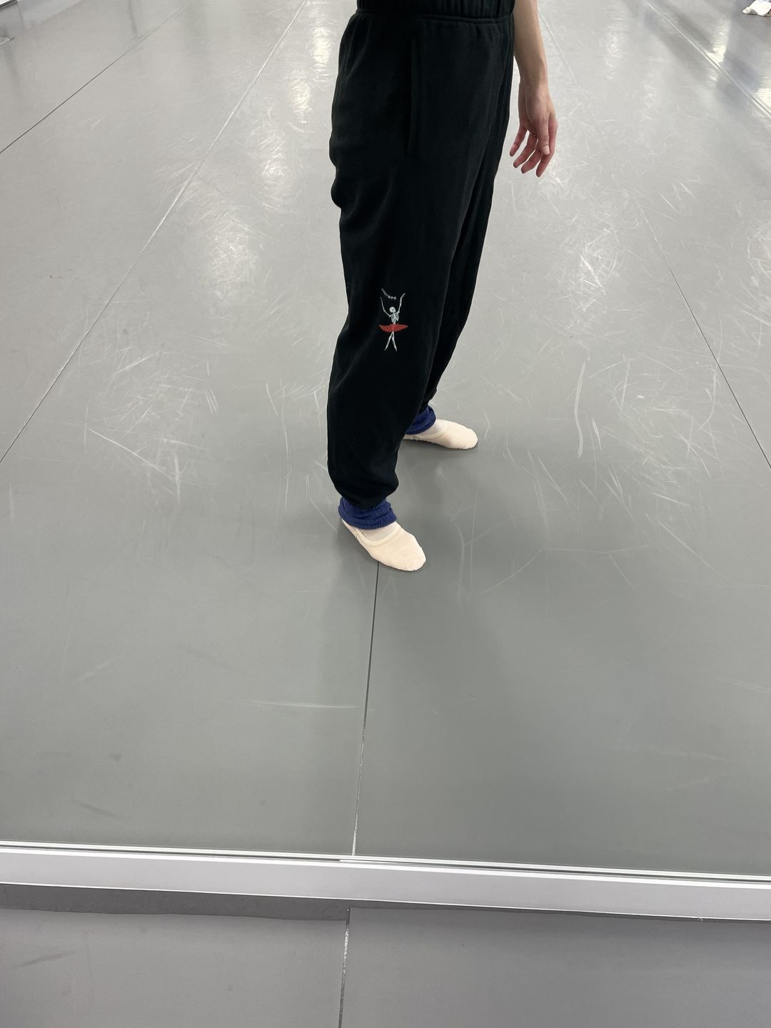 Customer photo review of バレエが面白くなるスウェットパンツ