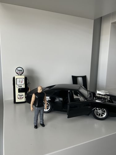 Customer photo review of Tydol Flying Gasoline Petrol Pump 1:18 Diecast Model