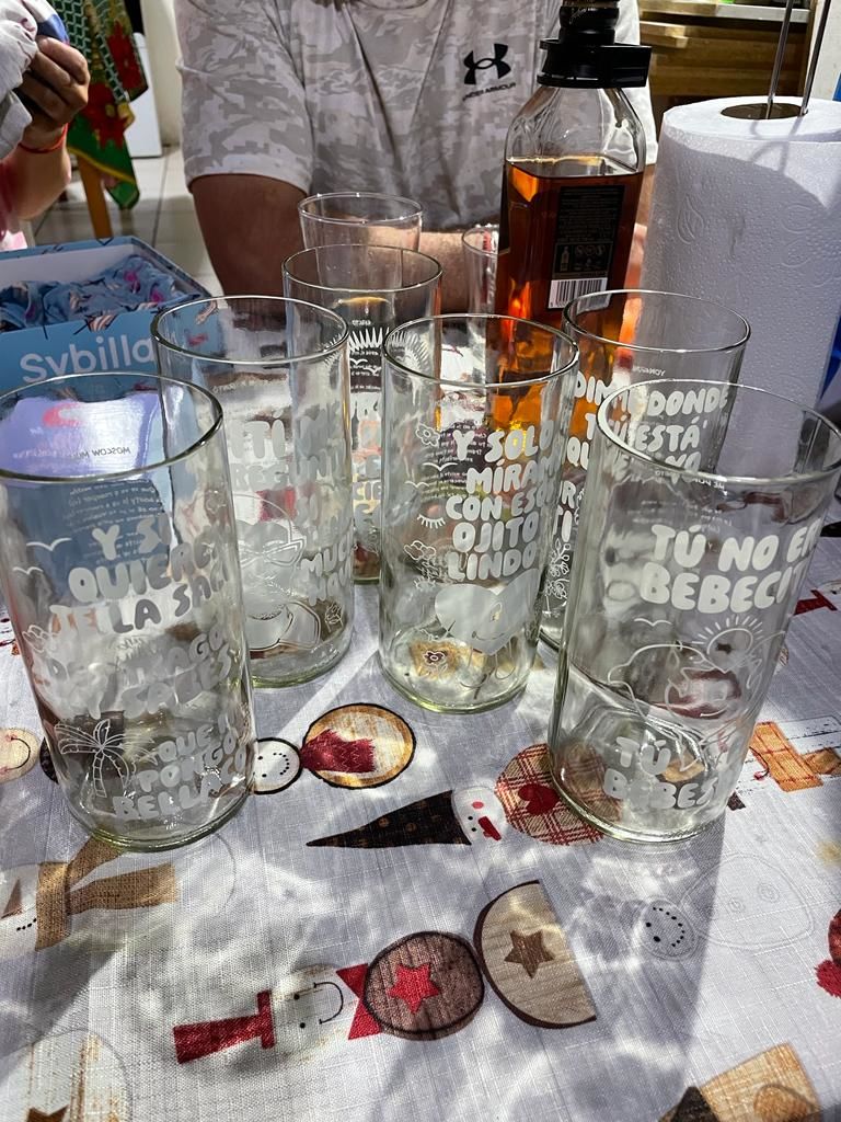 Customer photo review of BUNNY GLASS - JUEGO DE 6 VASOS
