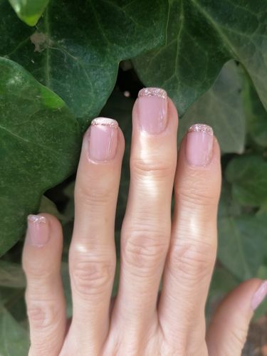 Customer photo review of Fiber Base gel Didier Lab, Milky Pink 10ml