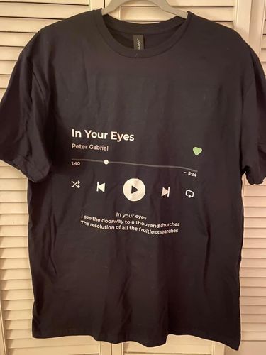 Customer photo review of Your Favorite Song T-Shirt Music Player