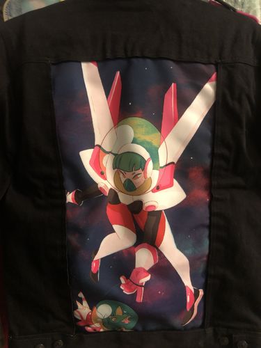 Customer photo review of Raven Denim Jacket