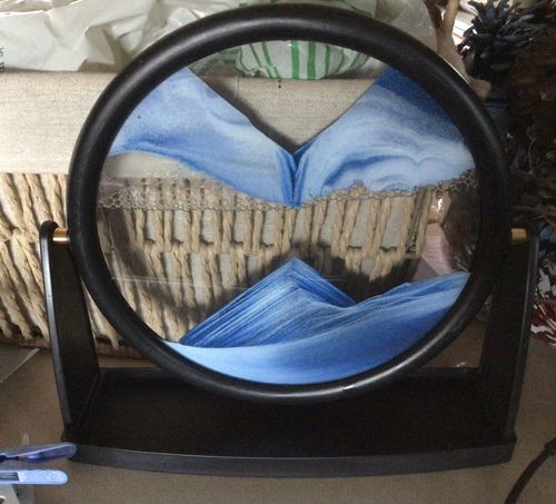 Customer photo review of ROUND Sand Art Mesmerizing Moving Picture
