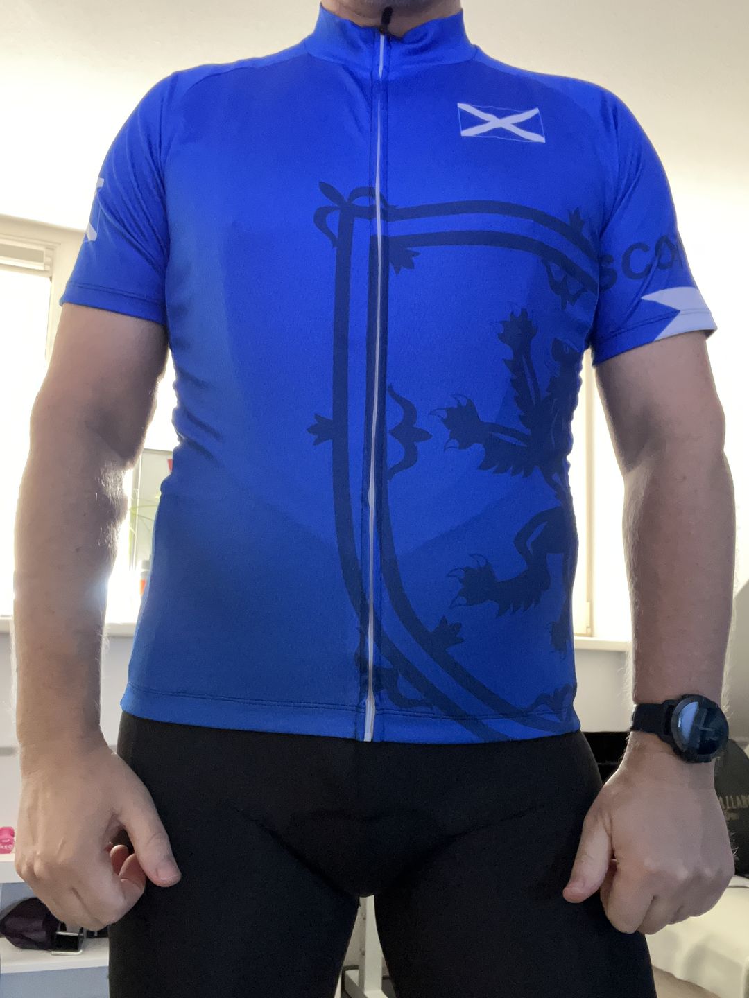 Customer photo review of Scotland Cycling Jersey