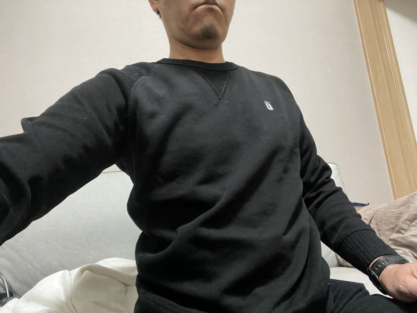 Customer photo review of オーダーメイドリブ　クルーネックスウェット
